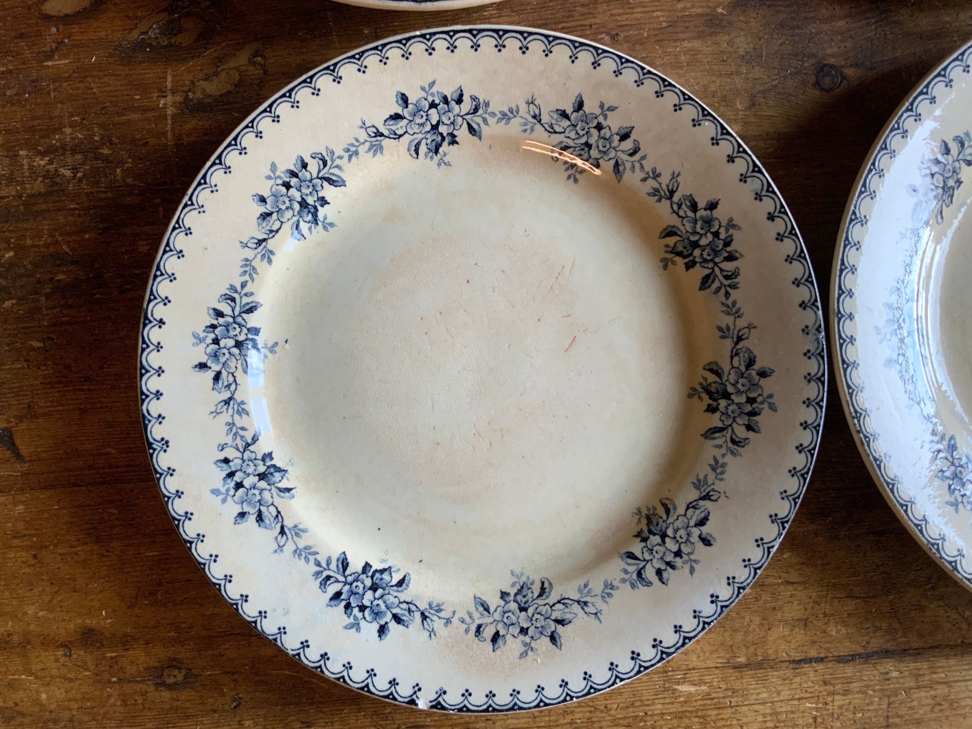 5 plates "Arcachon" Iron Land