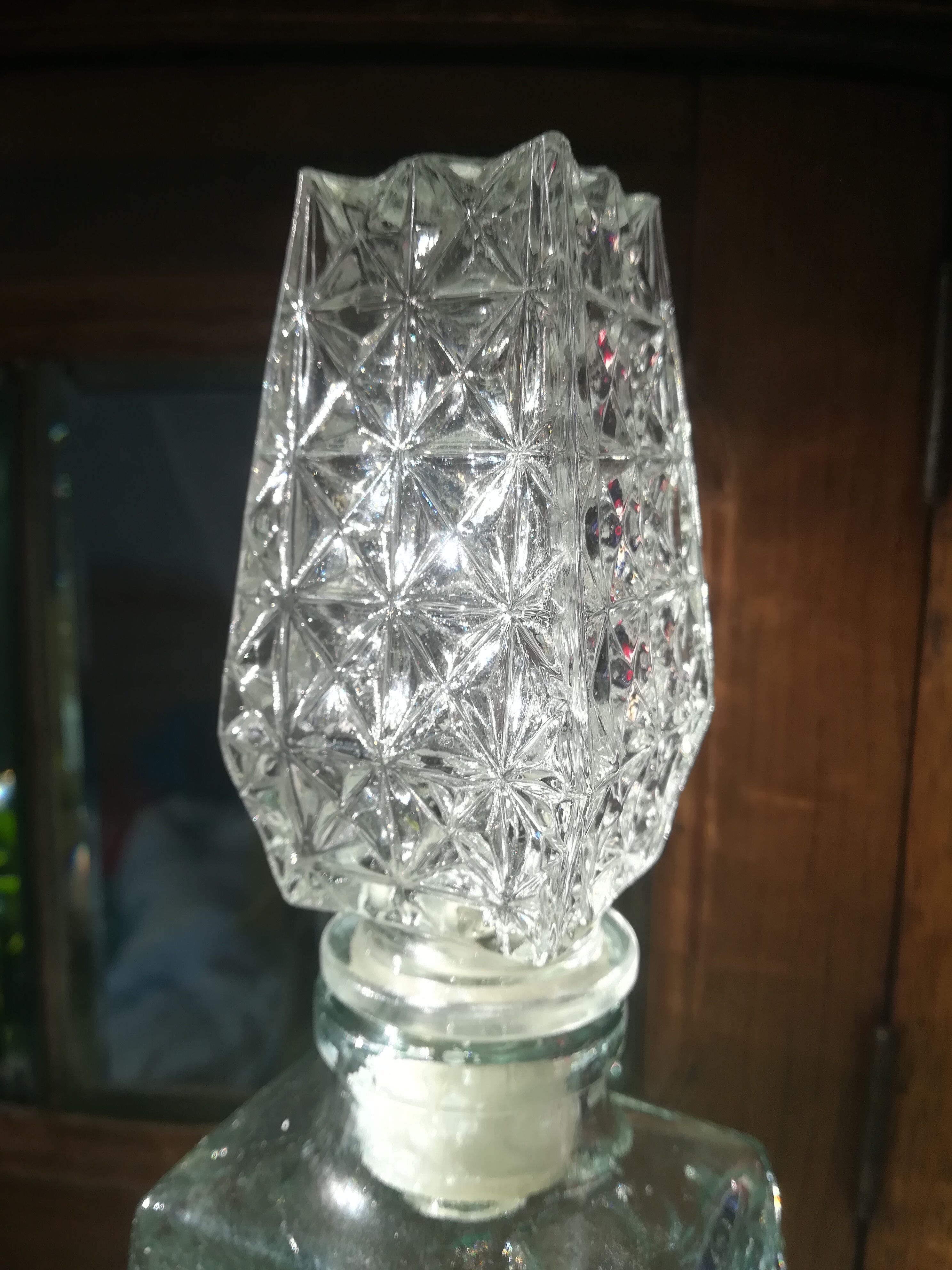 Vintage glass carafe