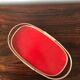 Red and golden tray