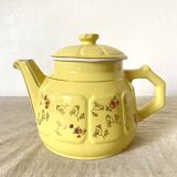 Old flowered teapot