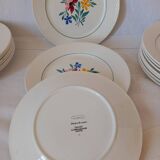 Digoin and Sarreguemines Fabiola plates