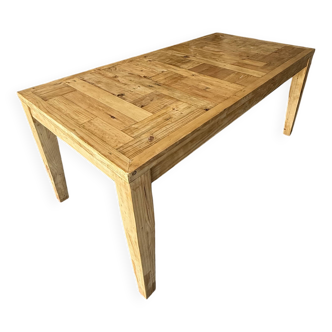 Solid wood table