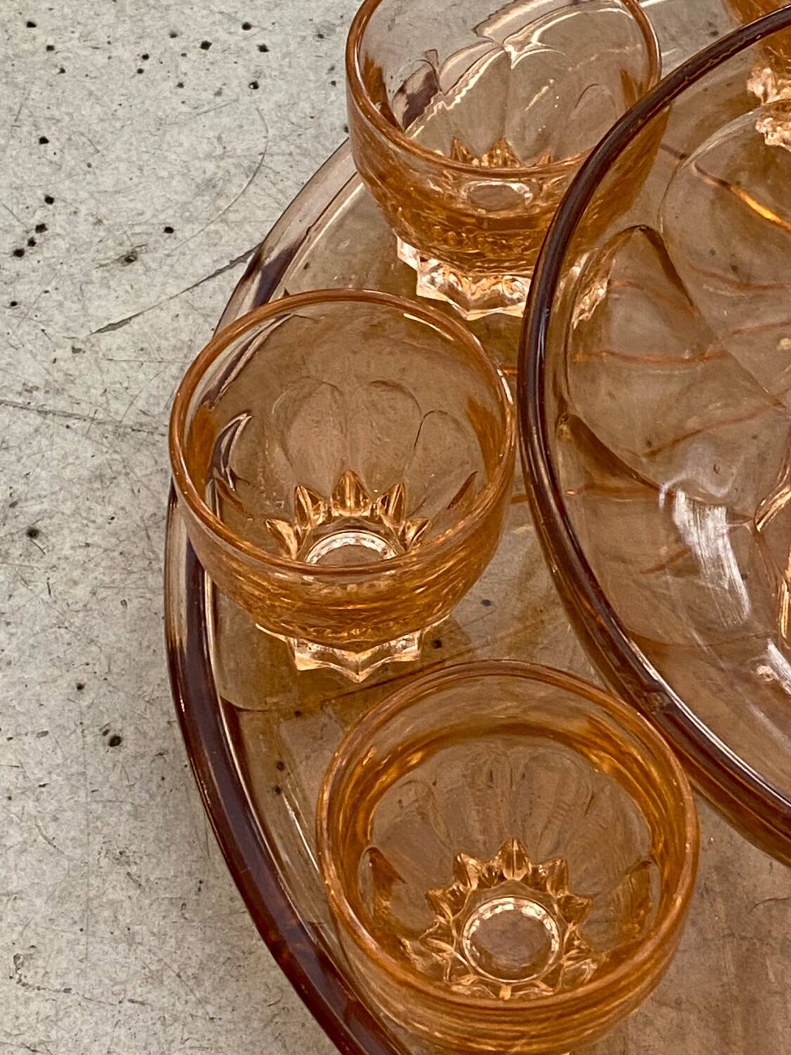 Art Deco liqueur service