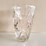 Molded glass vase from the 60s