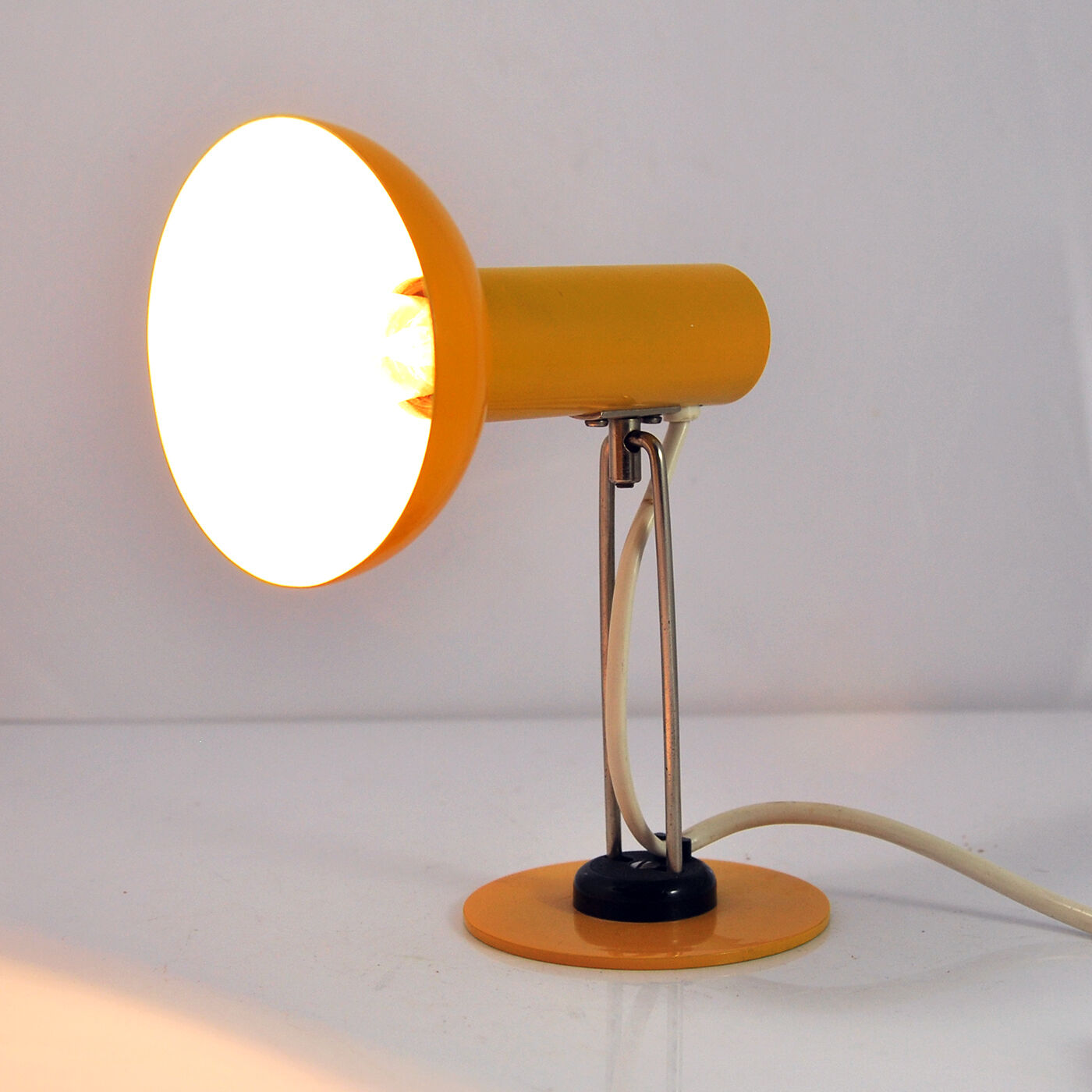 Small yellow desk lamp AKA 3653 Germany 70s