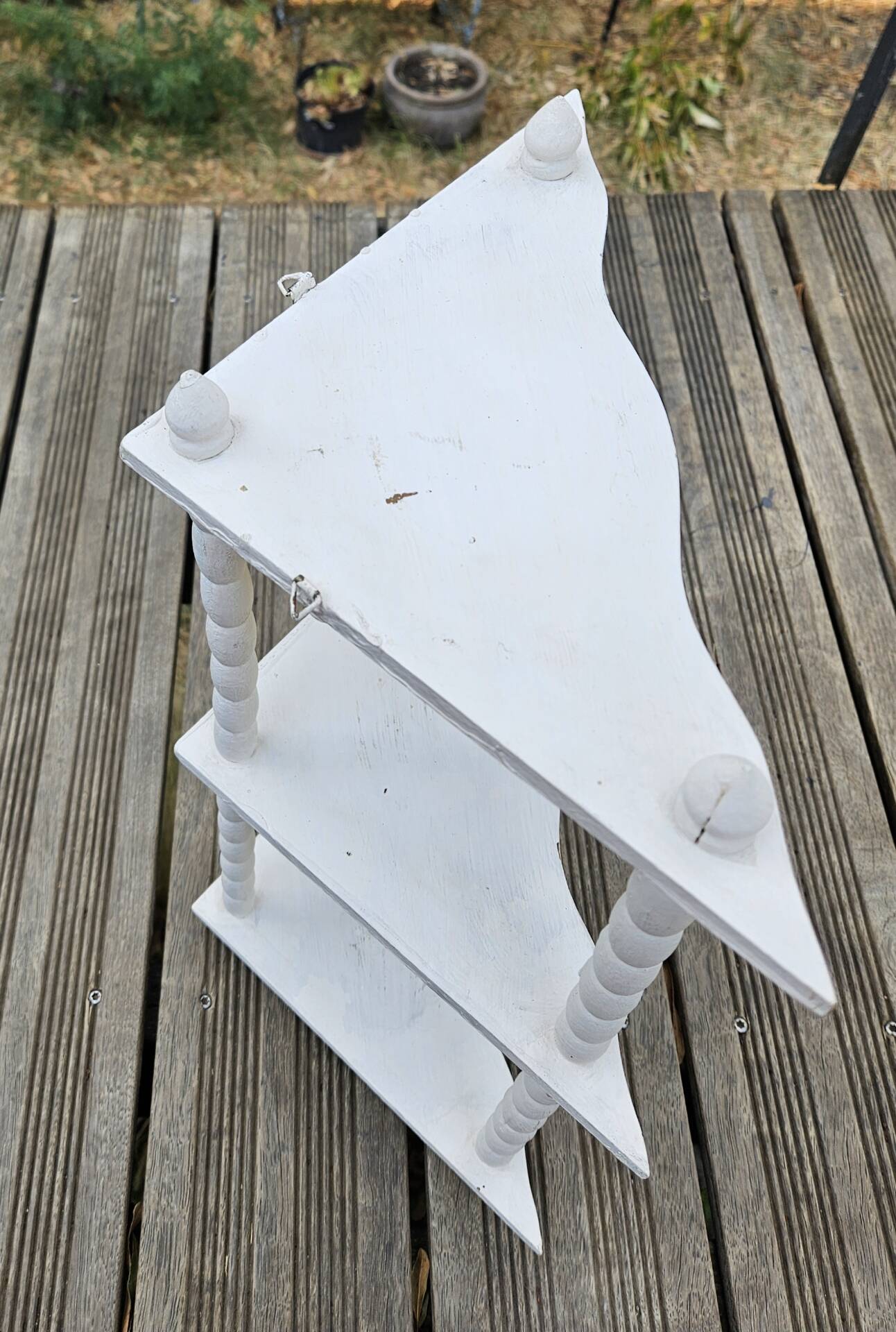 Etagere bobine d'angle 50's