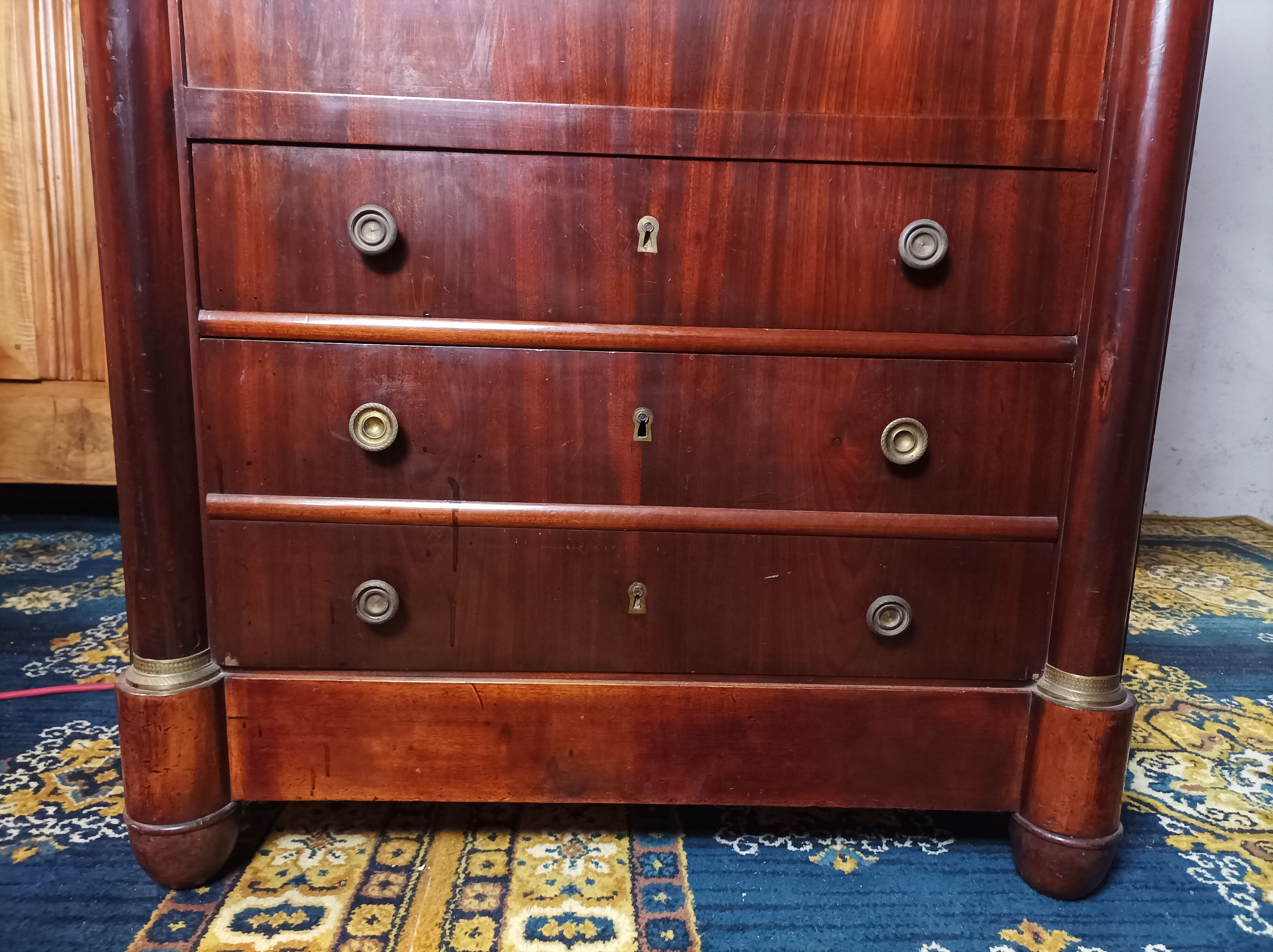 Secretaire Empire en acajou
