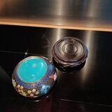 Coupe émail cloisonné diam 10,5 cm