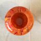 Vase dans les tons orange beige marron de la verrerie de la Rochere