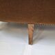1950s vintage canapé in caning and velvet