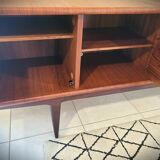 Scandinavian design sideboard in vintage teak