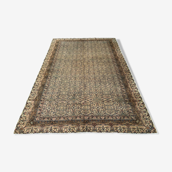 Vintage Turkish Rug 290x195 cm, Tribal Wool Carpet Large