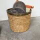 Rattan basket 1970, Italy