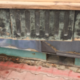 Old fireplace mantle