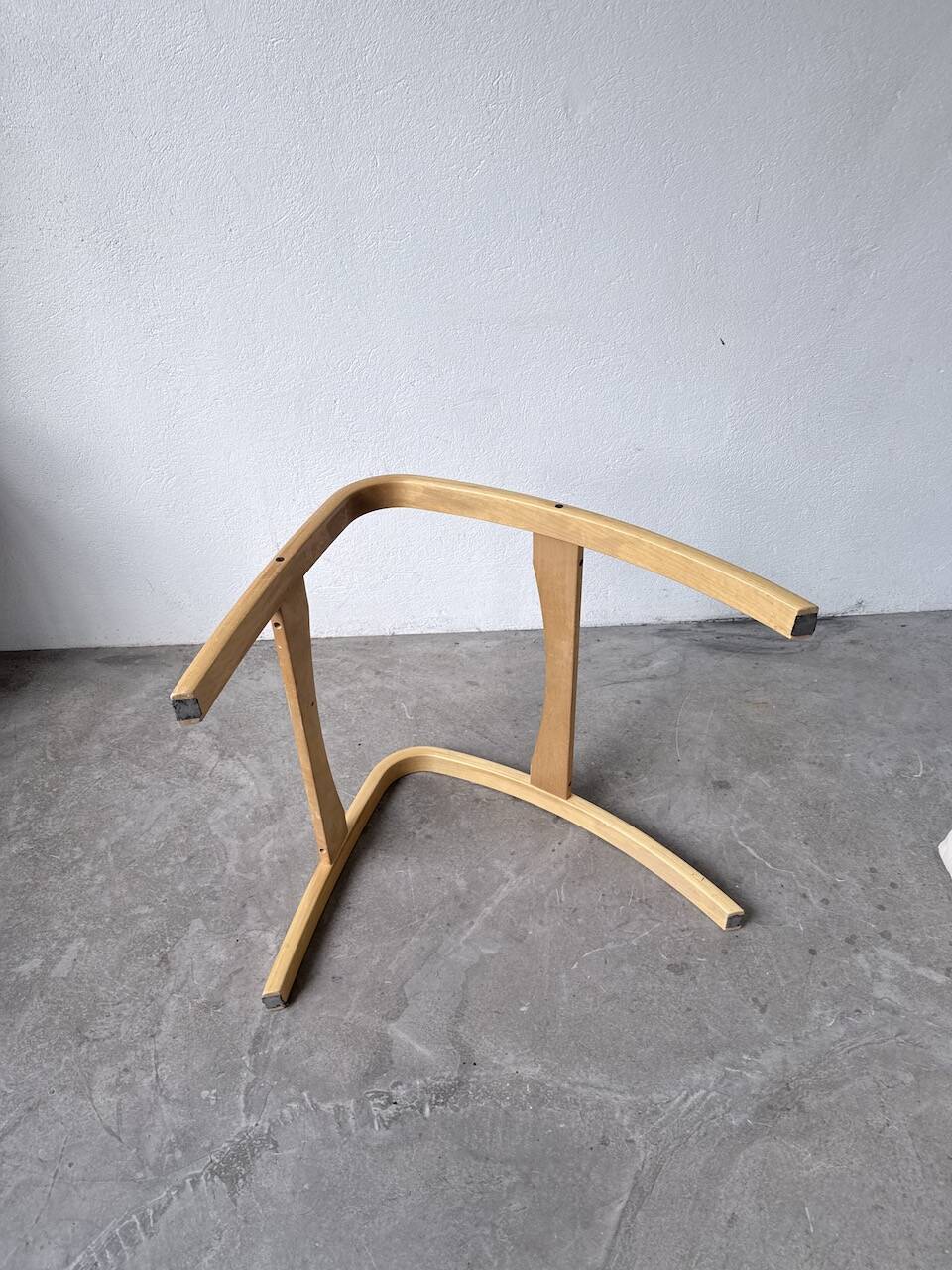 Transat hêtre bois courbé Ikea vintage Kim Samson
