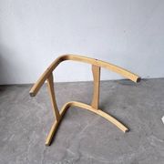 Ikea vintage Kim Samson curved beech wood deck chair