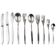 Complete set of silver-plated cutlery WMF Stockholm, Kurt Mayer, Germany, 1960s.