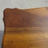 Solid walnut nesting table