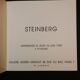 Card invitation exhibition Steinberg - 1988 - Galerie Maeght