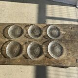 Lot de 6 petites assiettes en forme de feuille en verre vintage Arcoroc Asp