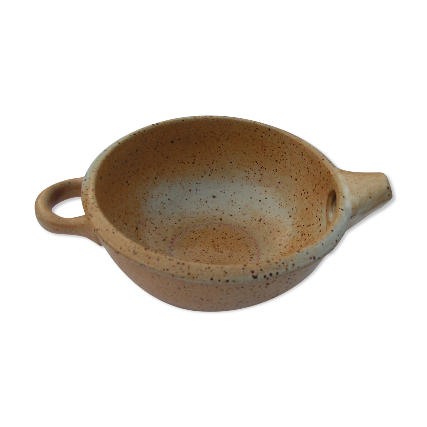 Swamp sandstone-stamped saucer