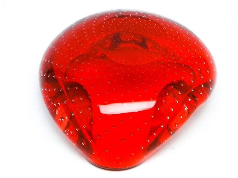 Sommerso Murano glass bowl by G. Ferro, Italy, 1950s