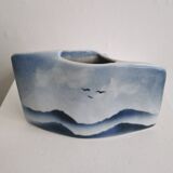 Vase 1970 in free-form porcelain