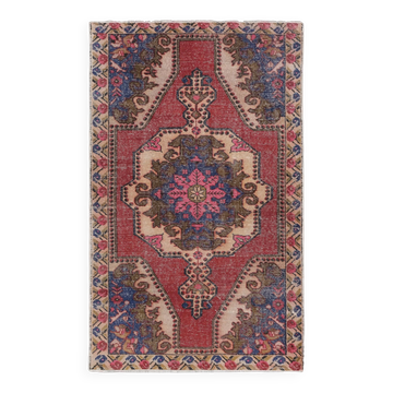 Tapis Oushak turc vintage 135x220 cm