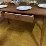 Real oak farmhouse table from the late 1800s.