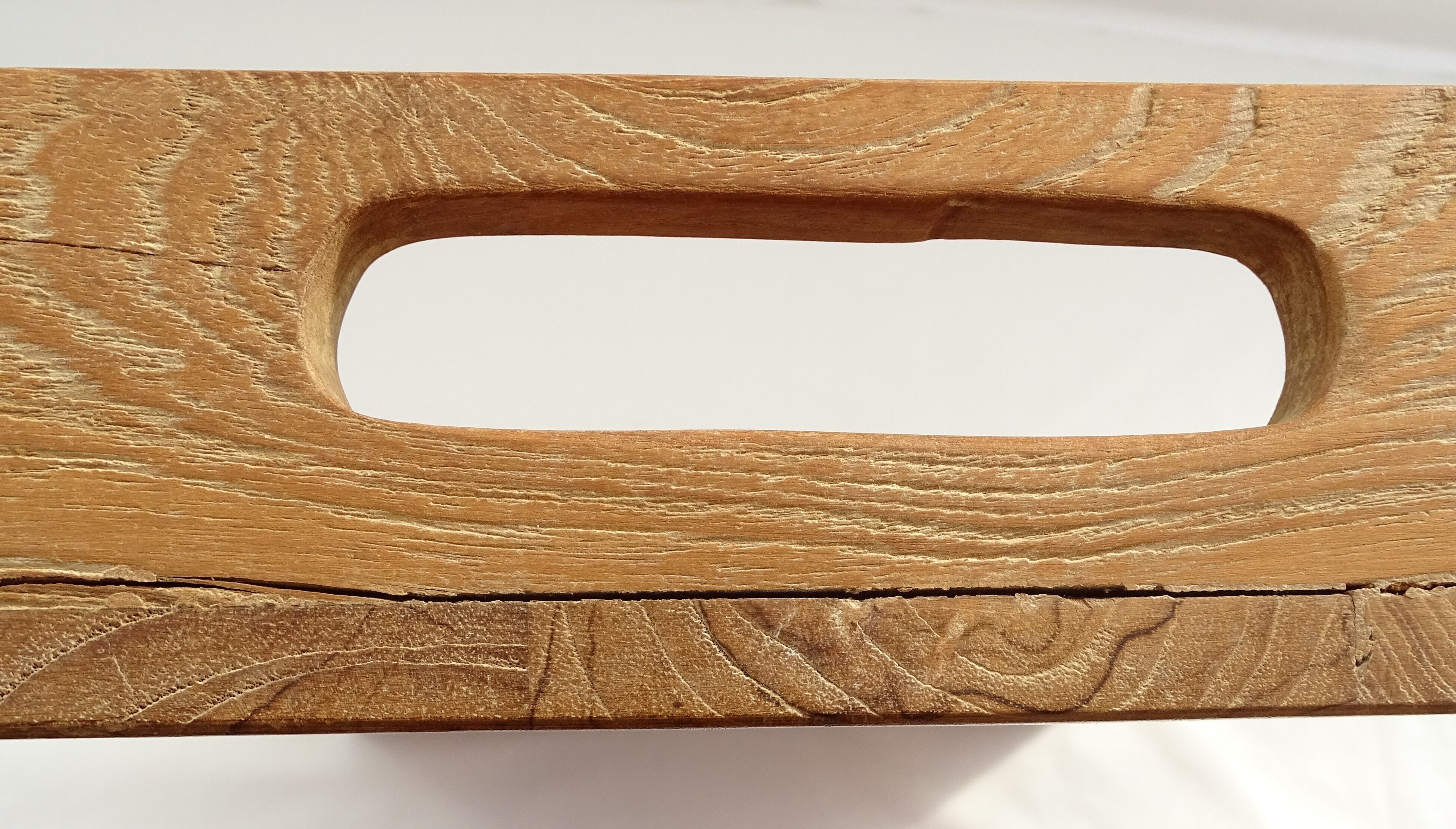 Solid wood bakery tray