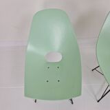 Pair of Augusto Bozzi Chairs for Saporiti, Italy 1950's