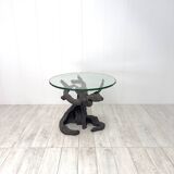 Bronze table in the shape of a tree, Italian production, 1970s