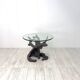 Table en bronze en forme d'arbre, prod. Italien, années 70