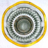 Bohemian crystal vase Maison Moser 20th century