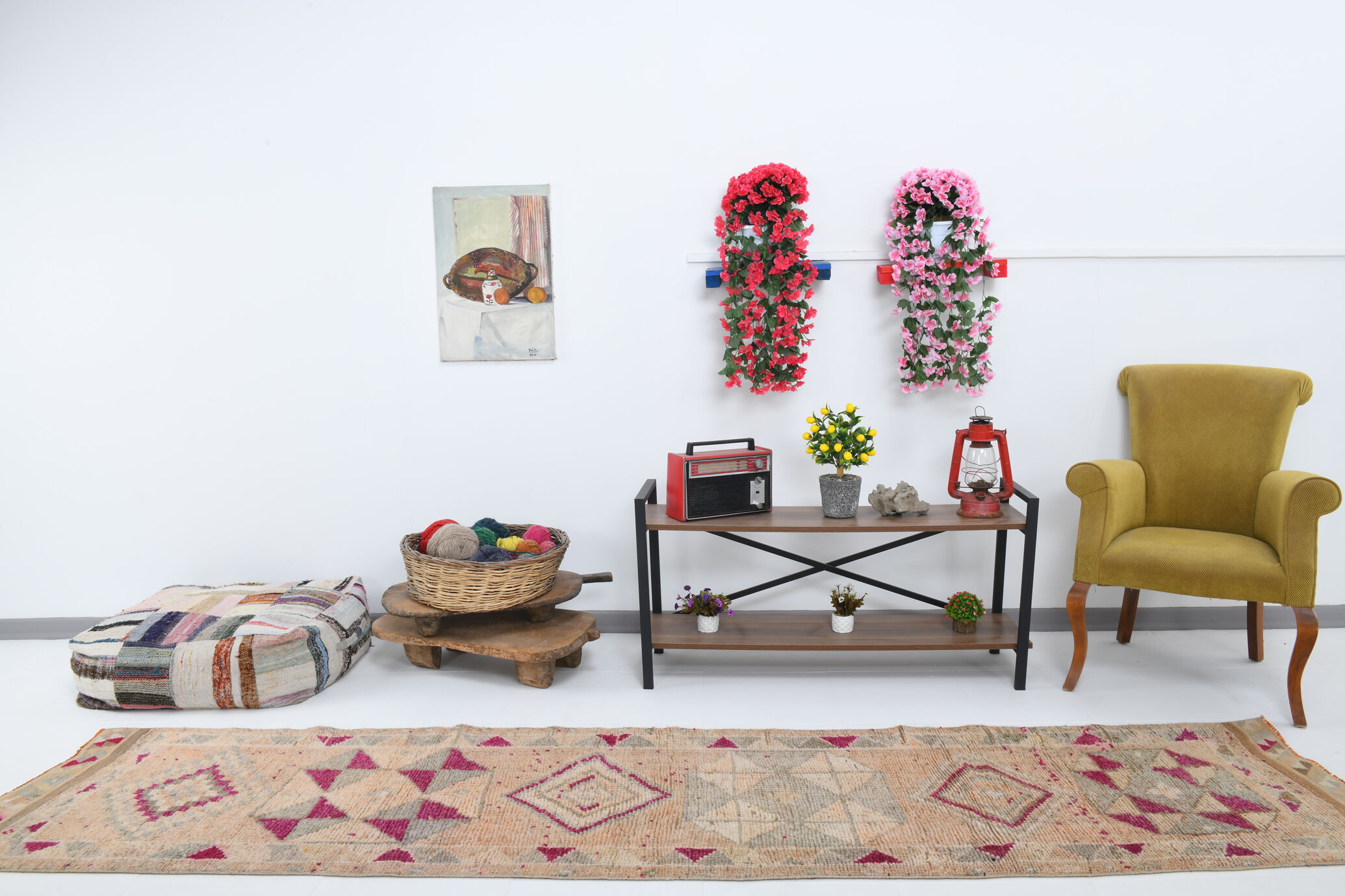 3x11 pale orange turkish vintage runner rug 75x332cm