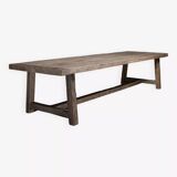 Founder Solid Oak Farmhouse Table - 200cm long