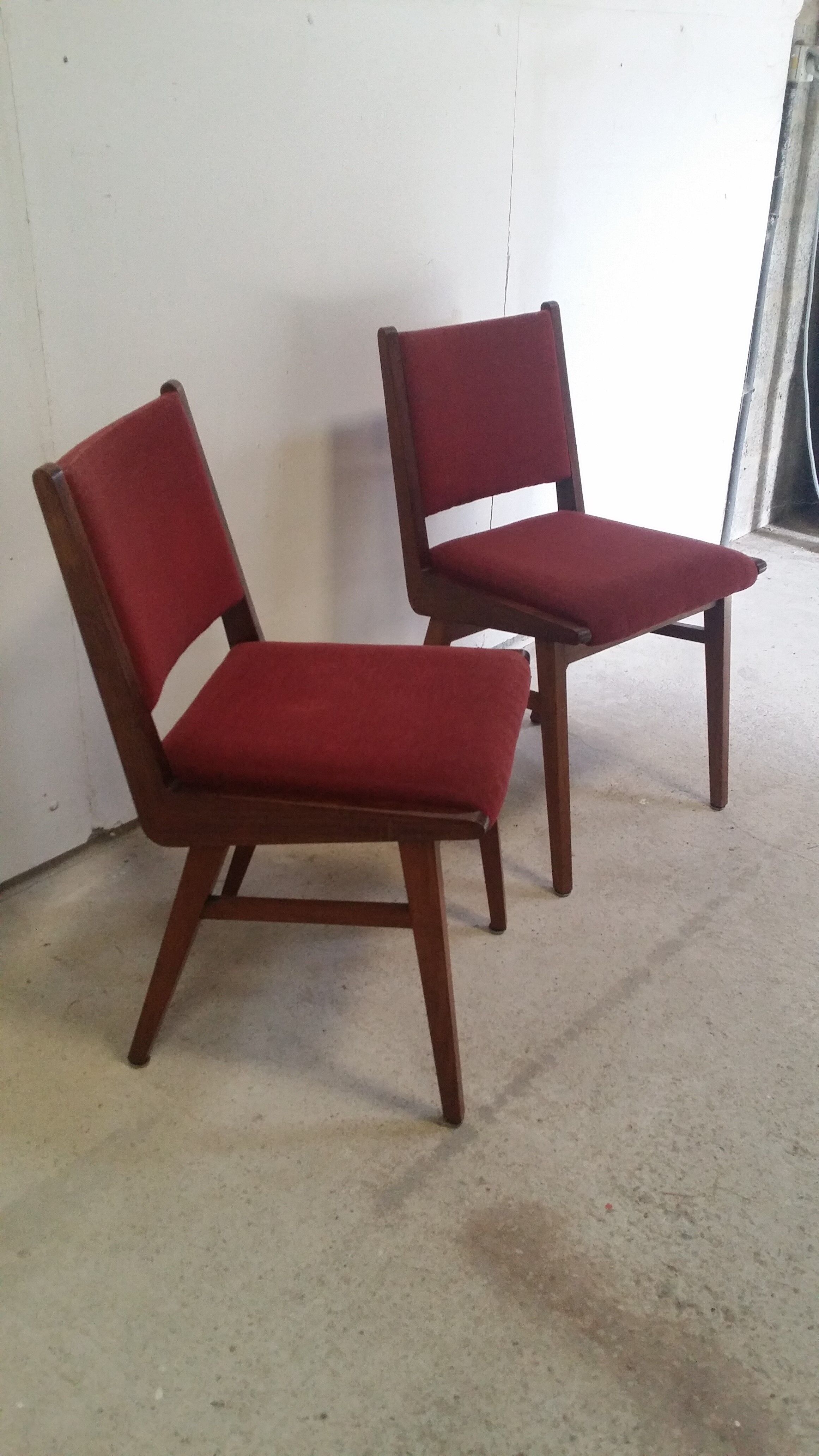 Pair of vintage chairs year 50