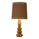 1970s Glass Table Lamp