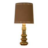 1970s Glass Table Lamp