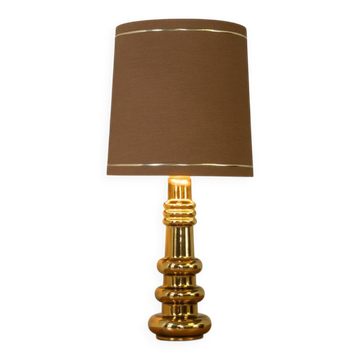 1970s Glass Table Lamp