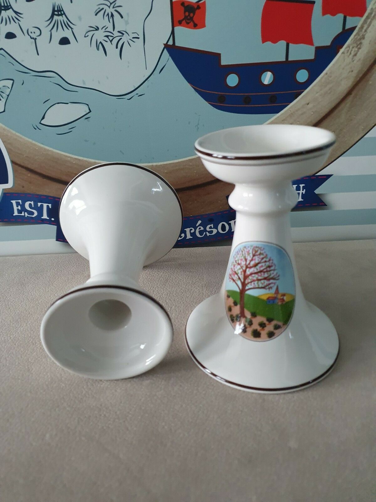 Pair Of Villeroy And Boch Model Lapleau