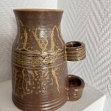 Set of 2 pieces in stoneware, the Bodin post.