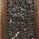 Antique 19th century burmese hand carved side or end table