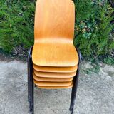 Set of 6 Scandinavian chairs