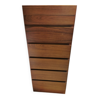 Meuble scandinave vintage chiffonnier teck Arne Wahk Iversen