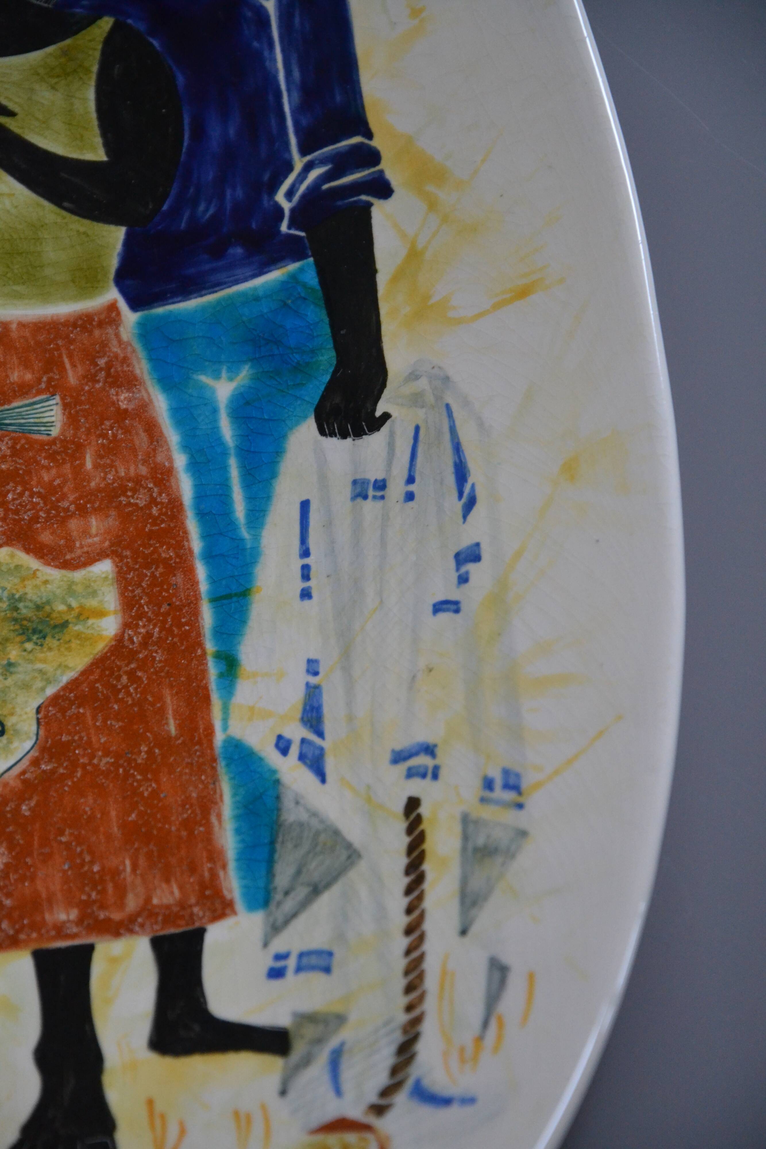 Large dish Edmund Ronaky California 1950s-60s