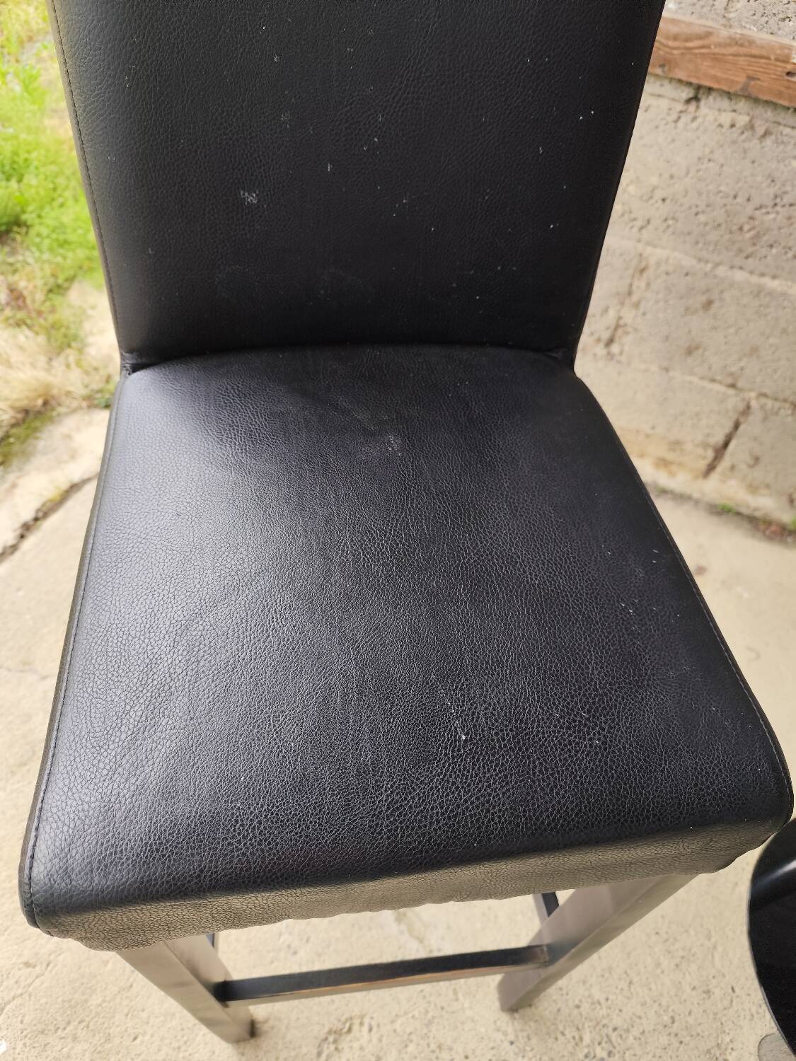 Bar cabinet with a stool