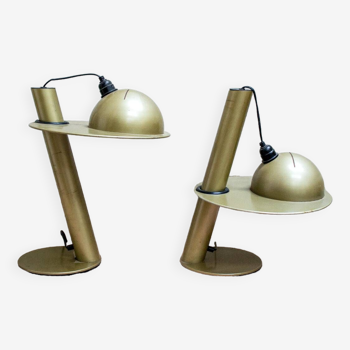 Paire de lampes de table réglables et pivotantes Stilnovo, Italie, années 1960