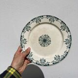 4 iron earth plates Mignon Sarreguemines