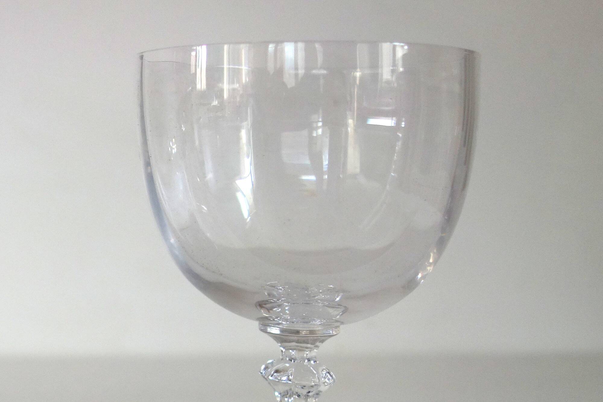 10 verres à eau en cristal de Sèvres, modèle Choiseul